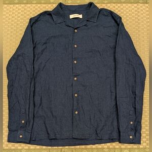 Kestin Small Check Button Up Shirt 100% Cotton Men's Size Large Made in Portugal